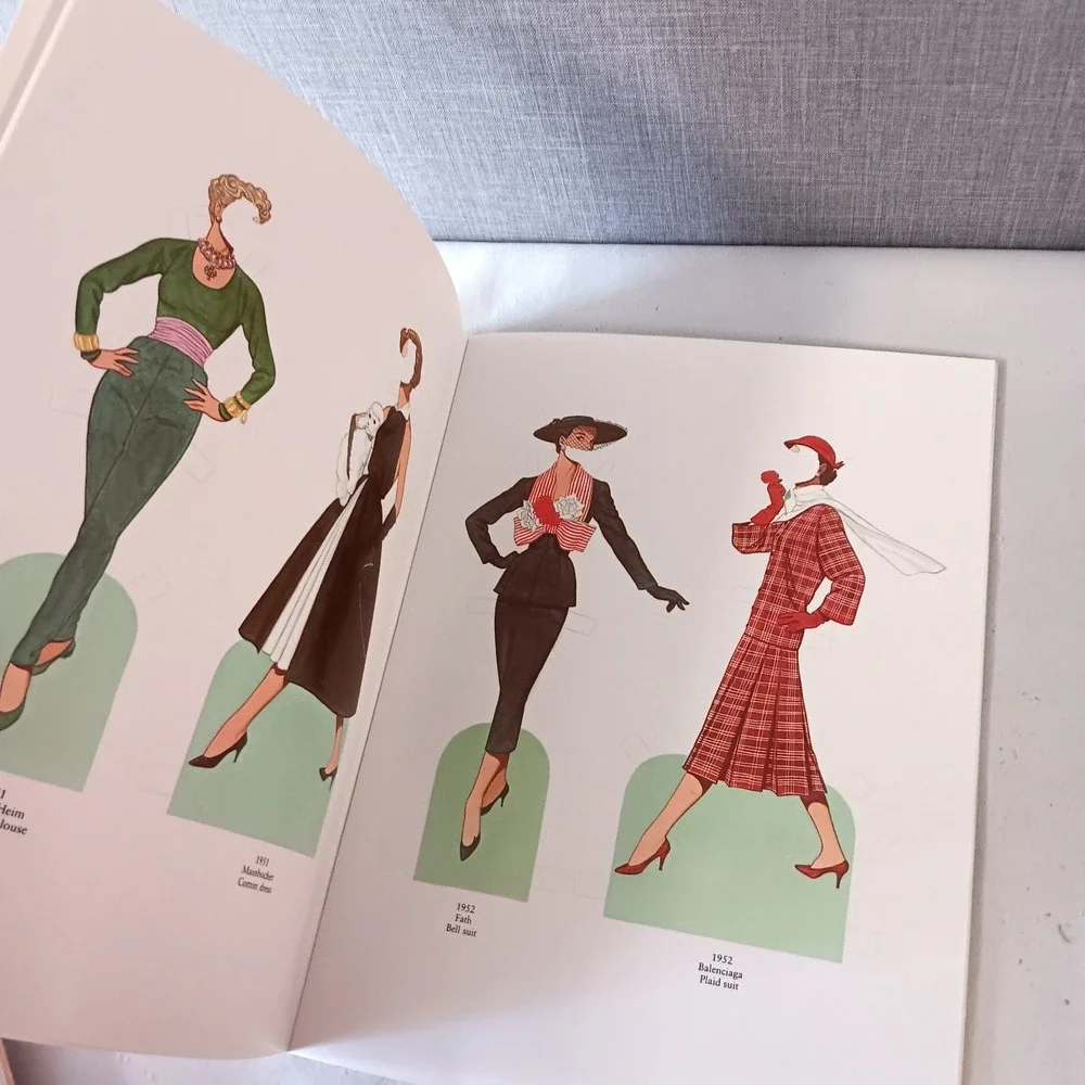 Tom Tierney Great Fashion Designs of the Fifties Paper Dolls Dior Balenciaga NEW
